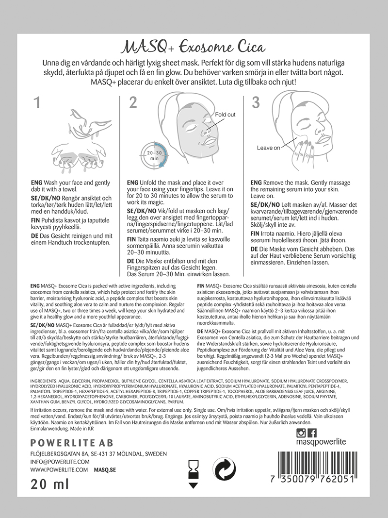 Masq+ Exosome cica - Bild 2