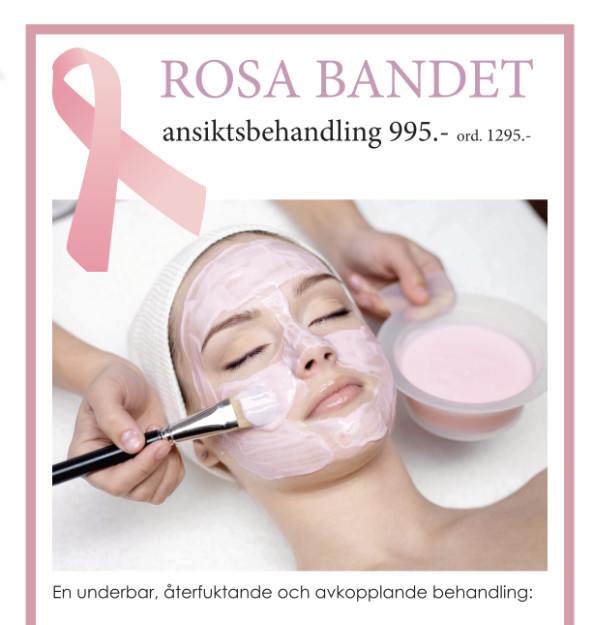 Rosa Bandetansiktsbehandling